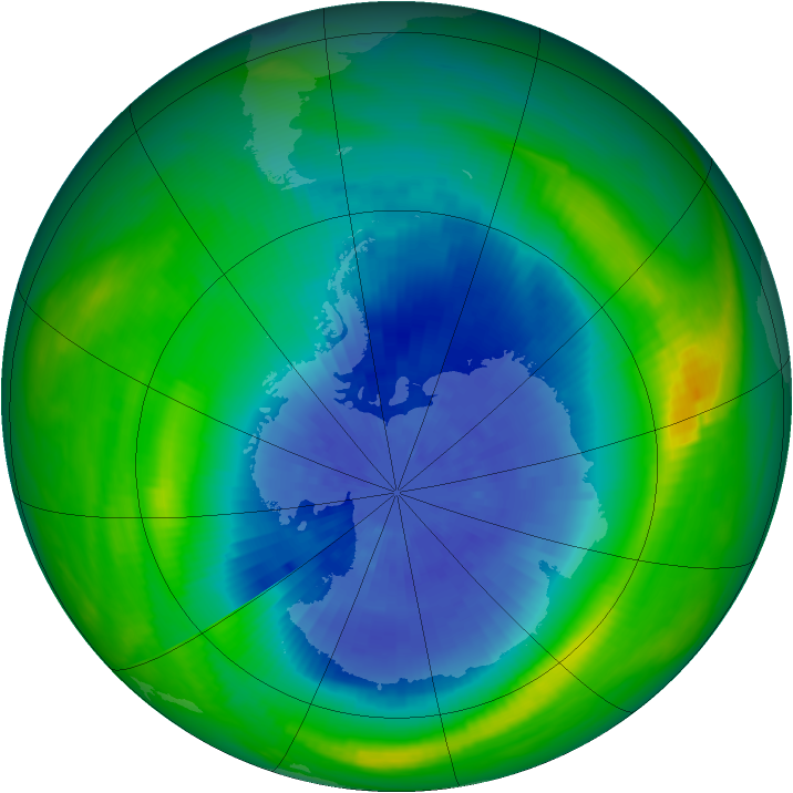 Ozone Map 1983-09-28